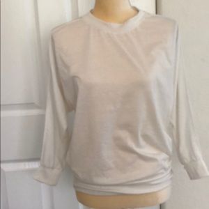 White casual long sleeve